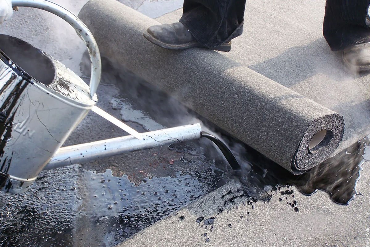 Notabdichtung im Gießverfahren mit Heißbitumen